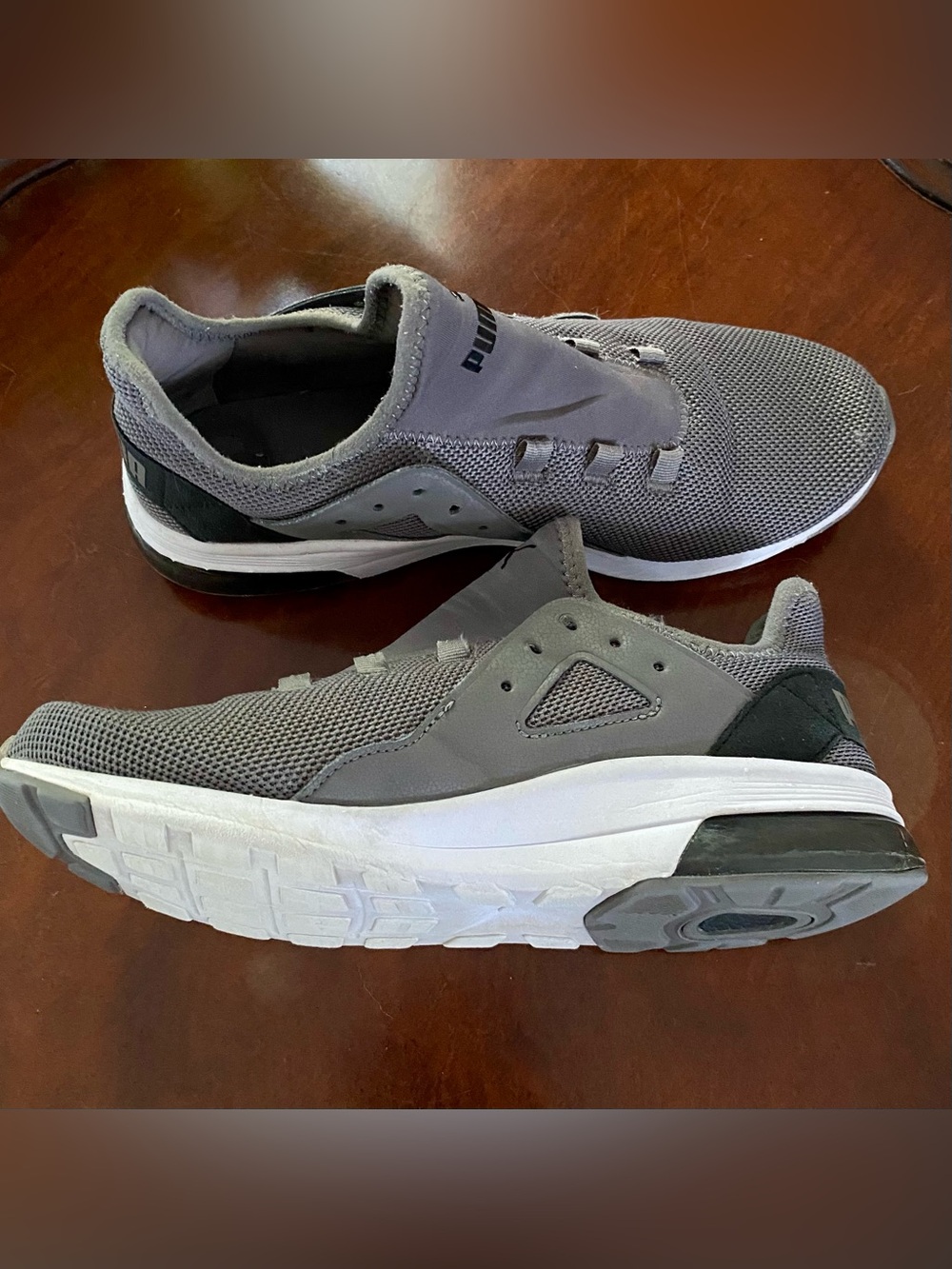PUMA Electron Street Men’s Slip On Running Sneakers | Gray | Size 10